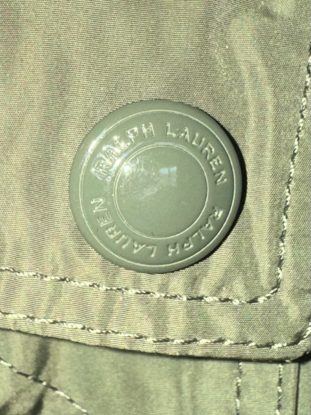 Polo Ralph Lauren Men's Green Field Jacket Medium Plaid Lined Full Zip Pockets - Picture 4 of 7
